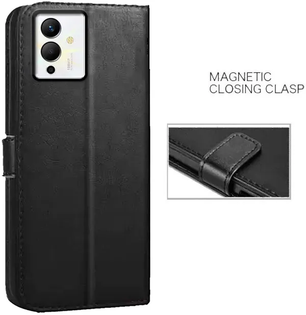 Black_Artificial_Leather_Infinix_Note_12_Pro_5G_Back_Cover