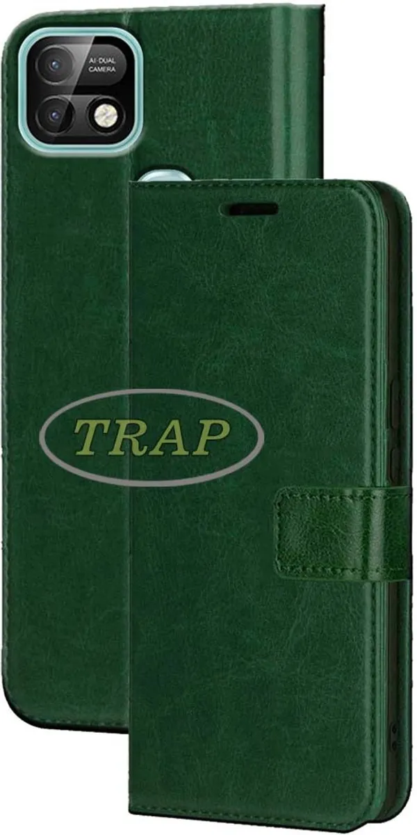 Green_Artificial_Leather_Infinix_Smart_5_Pro_Back_Cover