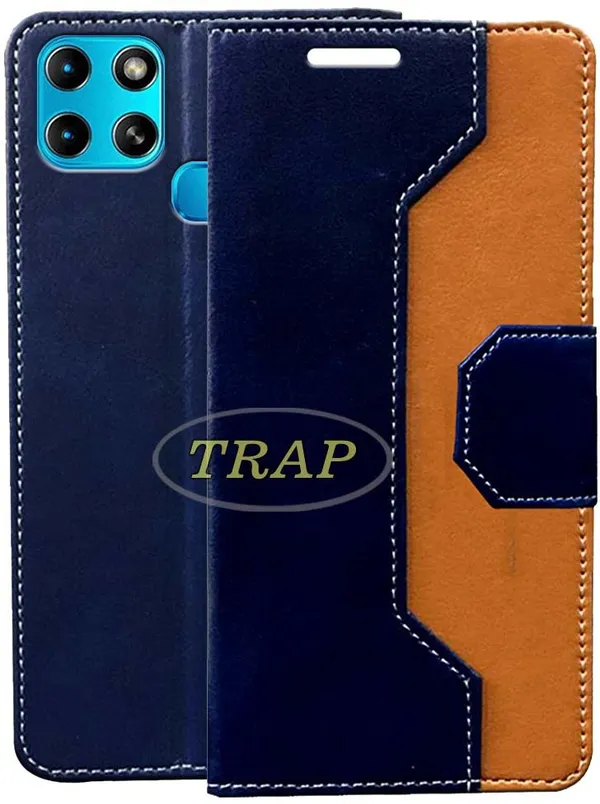 Multicolor_Artificial_Leather_Infinix_Smart_6_Back_Cover