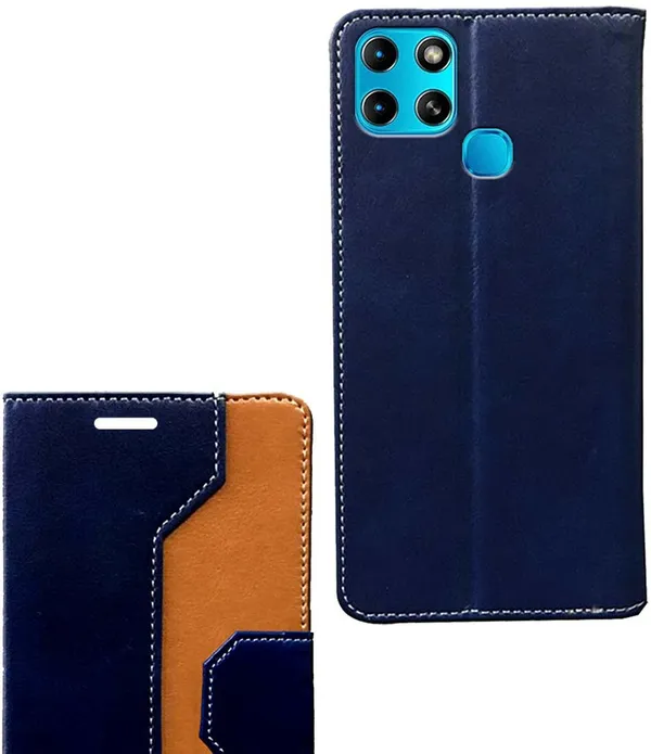 Multicolor_Artificial_Leather_Infinix_Smart_6_Back_Cover