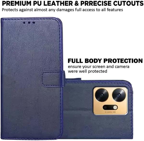 Blue_Artificial_Leather_Infinix_Zero_20_Back_Cover