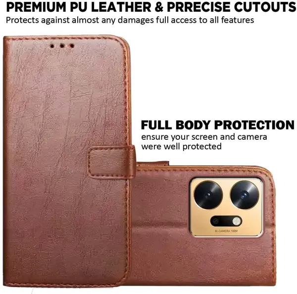 Brown_Artificial_Leather_Infinix_Zero_20_Back_Cover