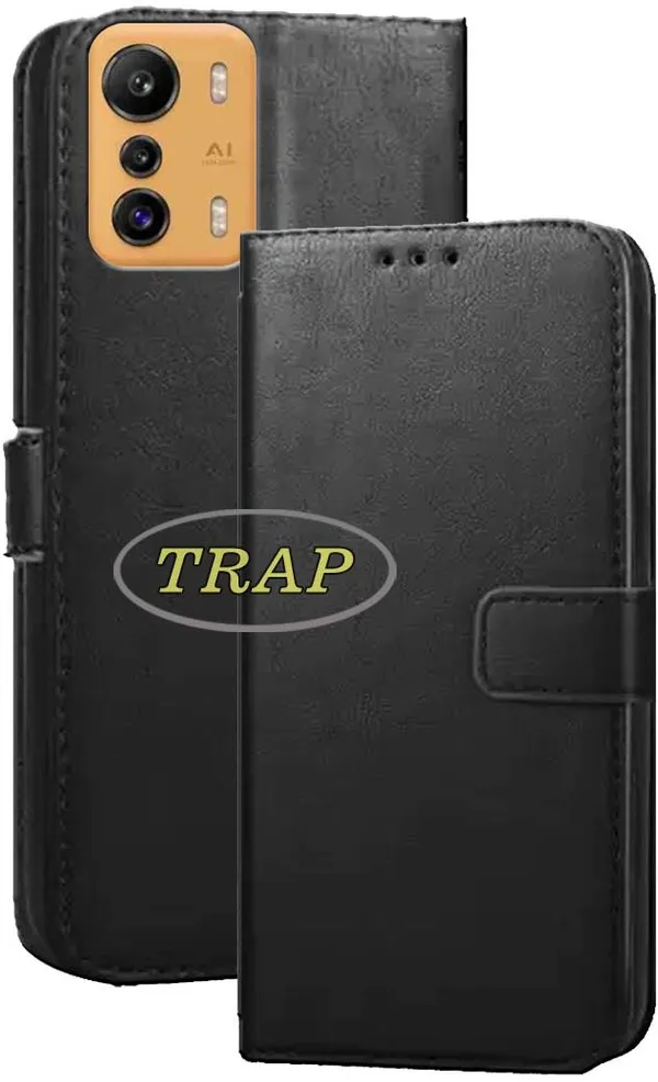 Black_Artificial_Leather_Infinix_Zero_5G_Back_Cover