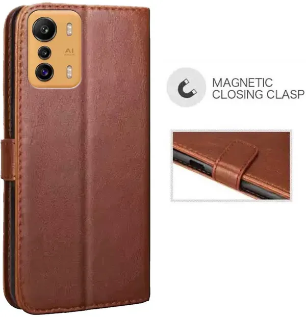 Brown_Artificial_Leather_Infinix_Zero_5G_Back_Cover