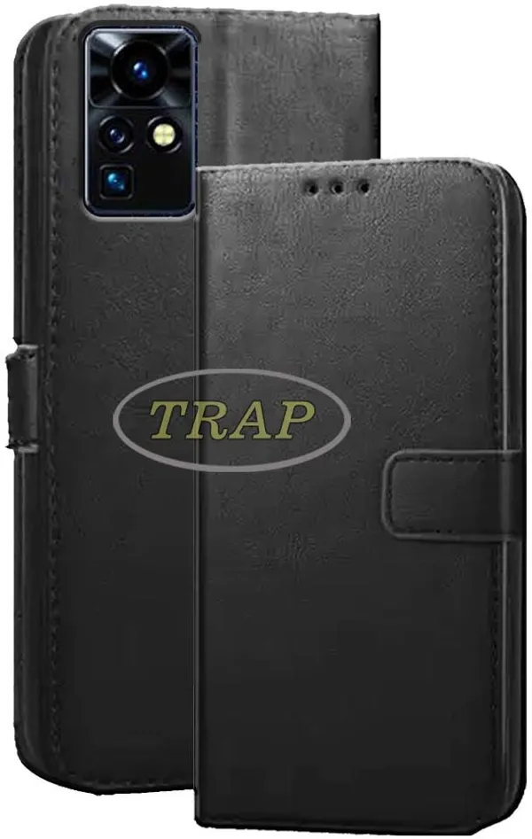 Black_Artificial_Leather_Infinix_Zero_X_Pro_Back_Cover
