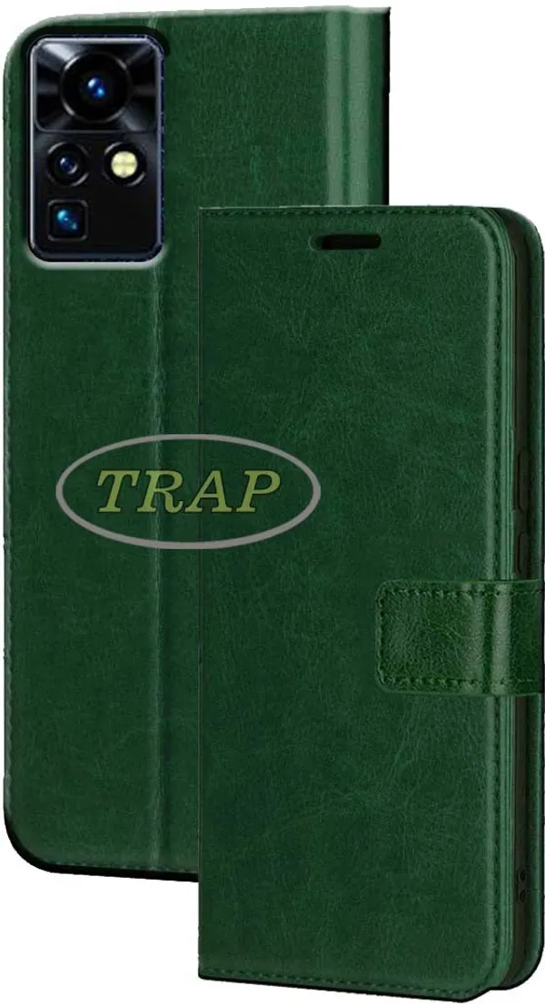 Green_Artificial_Leather_Infinix_Zero_X_Pro_Back_Cover