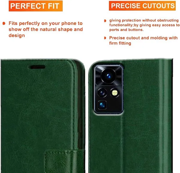 Green_Artificial_Leather_Infinix_Zero_X_Pro_Back_Cover