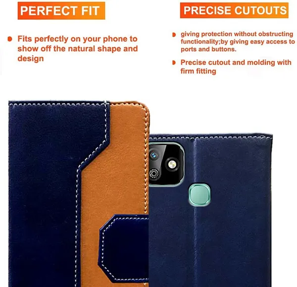 Multicolor_Artificial_Leather_Infinix_Hd_2021_Flip_Cover