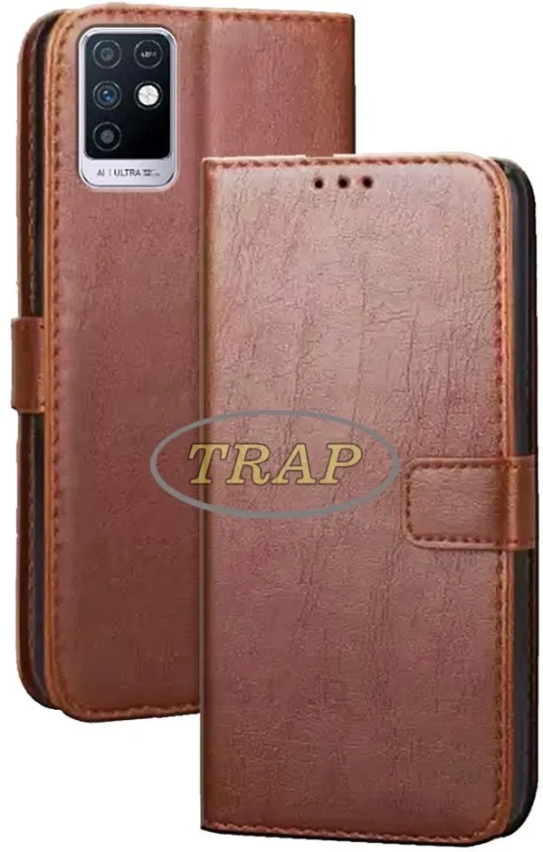 Brown_Artificial_Leather_Infinix_Note_10_Back_Cover