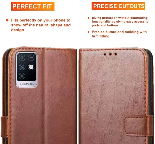 Brown_Artificial_Leather_Infinix_Note_10_Back_Cover