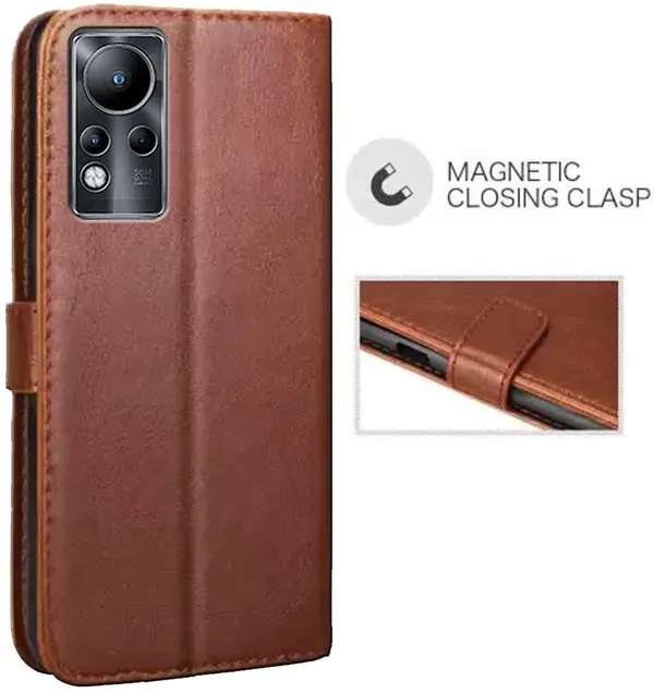 Brown_Artificial_Leather_Infinix_Note_11_Back_Cover