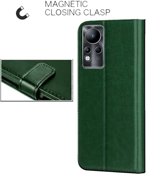 Green_Artificial_Leather_Infinix_Note_11_Back_Cover