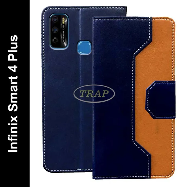 Multicolor_Artificial_Leather_Infinix_Smart_4_Plus_Flip_Cover