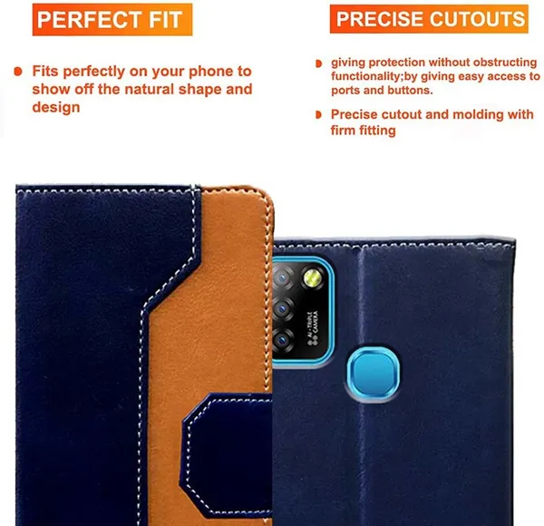 Multicolor_Artificial_Leather_Infinix_Smart_5_Flip_Cover
