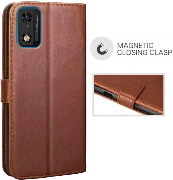 Brown_Artificial_Leather_Itel_A23_Pro_Back_Cover