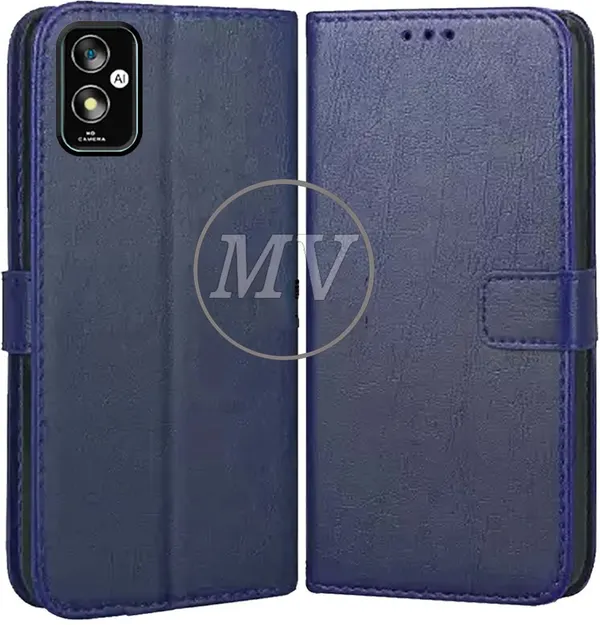 Blue_Artificial_Leather_Itel_A23S_Back_Cover