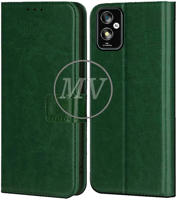 Green_Artificial_Leather_Itel_A23S_Back_Cover