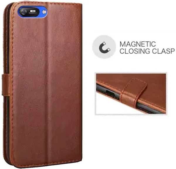 Brown_Artificial_Leather_Itel_A25_Pro_Flip_Cover