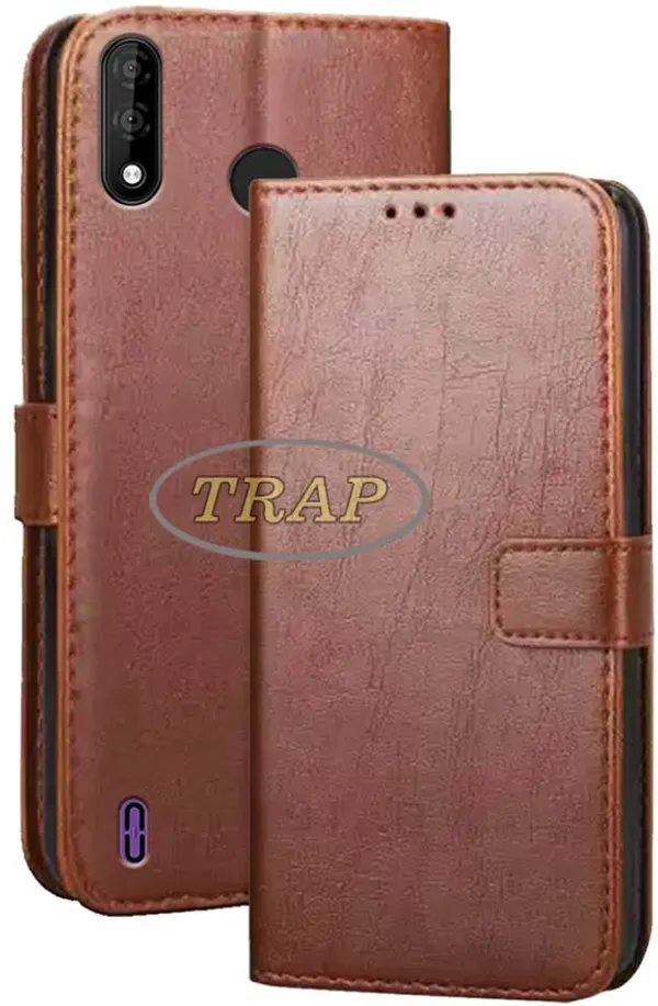 Brown_Artificial_Leather_Itel_A47_Flip_Cover