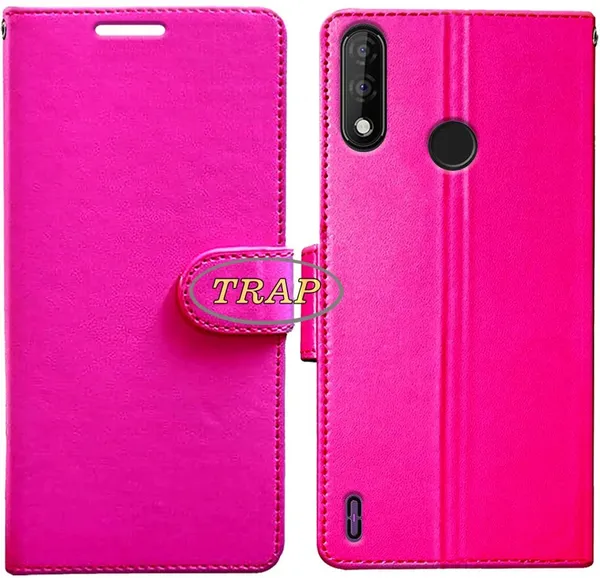 Pink_Artificial_Leather_Itel_A47_Back_Cover