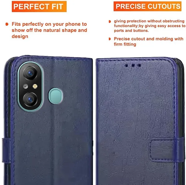 Blue_Artificial_Leather_Itel_A49_Back_Cover