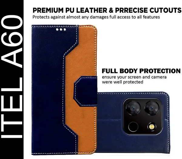 Multicolor_Artificial_Leather_Itel_A60_Back_Cover