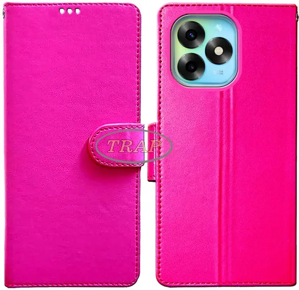Pink_Artificial_Leather_Itel_S23_Plus_Back_Cover