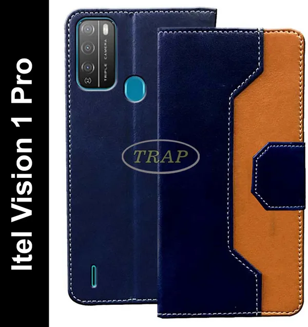 Multicolor_Artificial_Leather_Itel_Vision_1_Pro_Flip_Cover