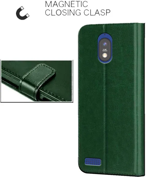 Green_Artificial_Leather_JioPhone_Next_Back_Cover