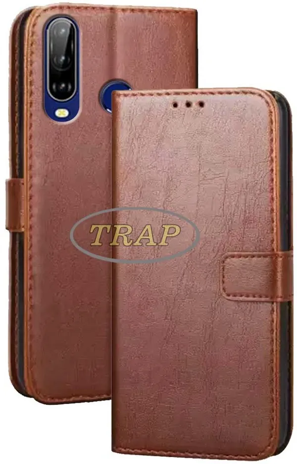 Brown_Artificial_Leather_LG_W31_Flip_Cover