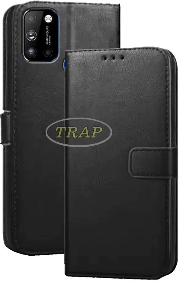 Black_Artificial_Leather_LG_W41_Plus_Flip_Cover
