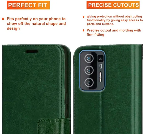 Green_Artificial_Leather_Lava_Agni_5G_Back_Cover
