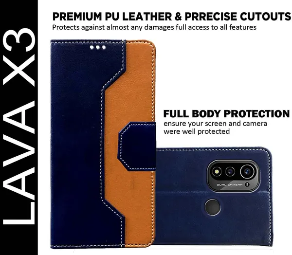 Multicolor_Artificial_Leather_Lava_X3_Back_Cover