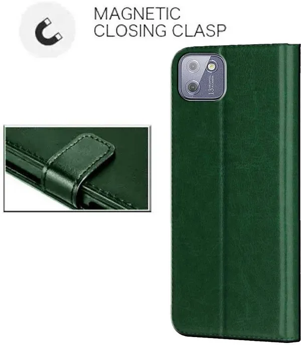 Green_Artificial_Leather_Lava_Z2_Max_Back_Cover
