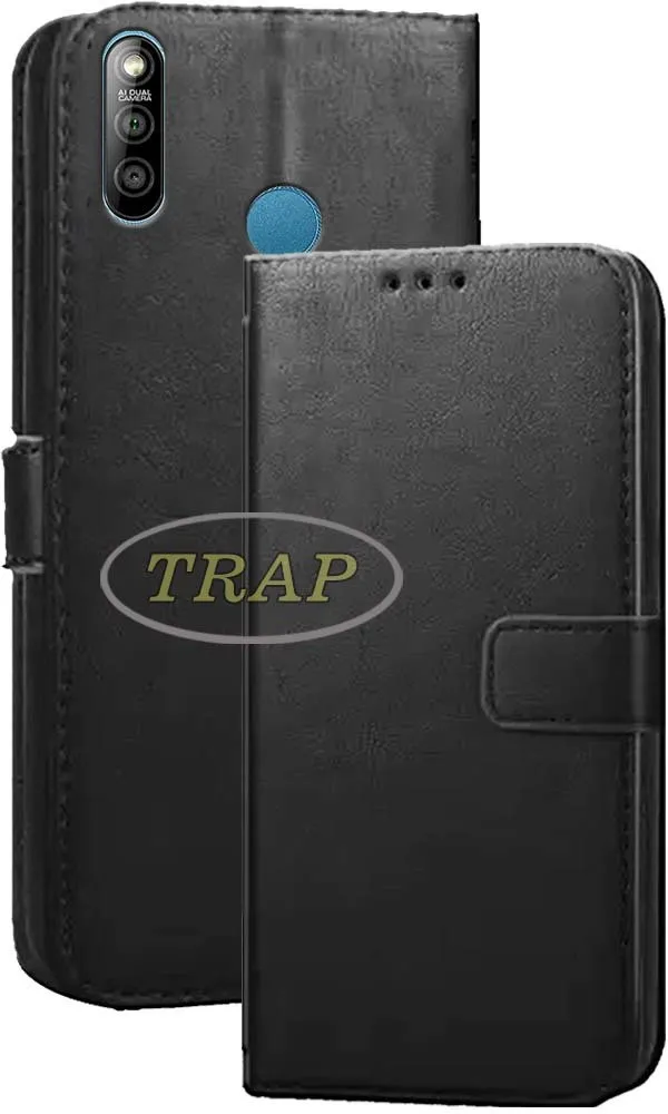 Black_Artificial_Leather_Lava_Z3_Back_Cover