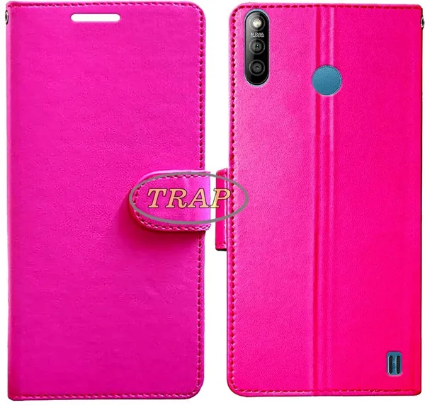 Pink_Artificial_Leather_Lava_Z3_Back_Cover