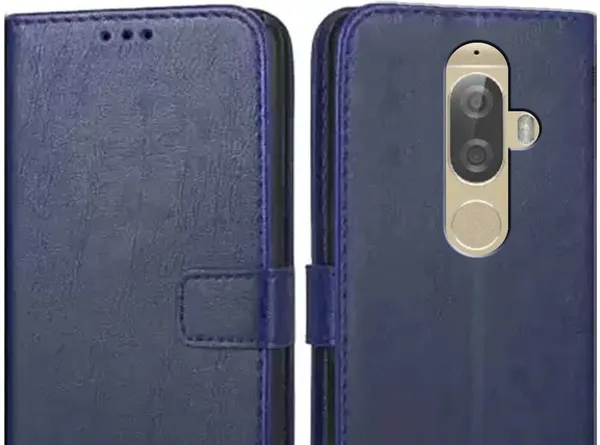 Blue_Leather_Lenovo_K8_Plus_Flip_Cover