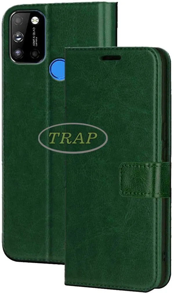 Green_Artificial_Leather_LG_W41_Flip_Cover