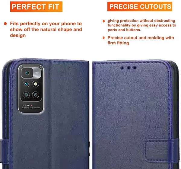 Blue_Artificial_Leather_Mi_10_Prime_Back_Cover