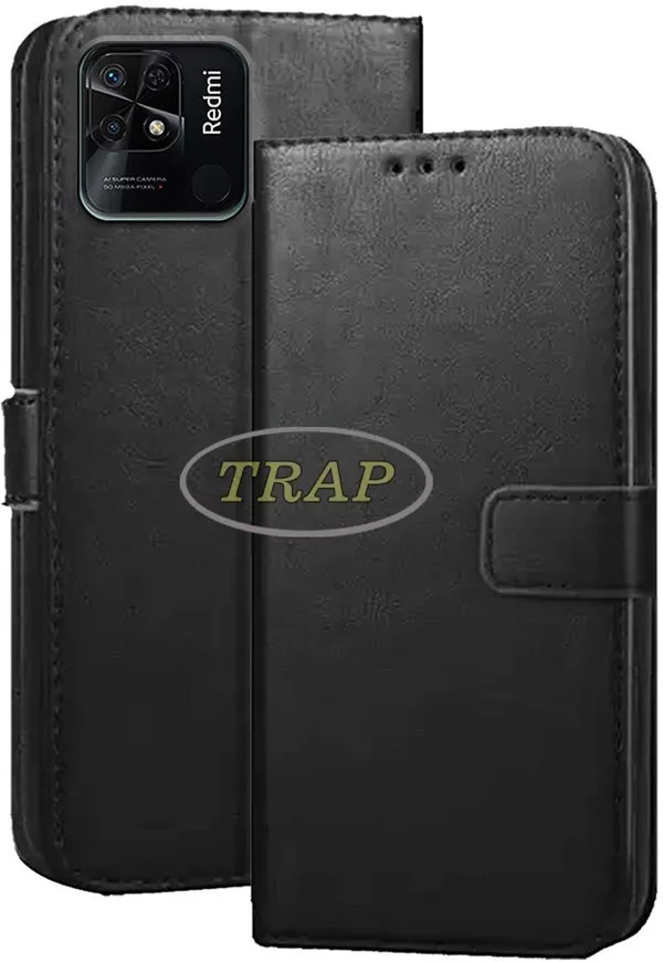 Black_Artificial_Leather_Mi_10C_Back_Cover