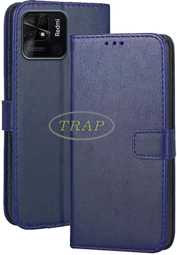 Blue_Artificial_Leather_Mi_10C_Back_Cover