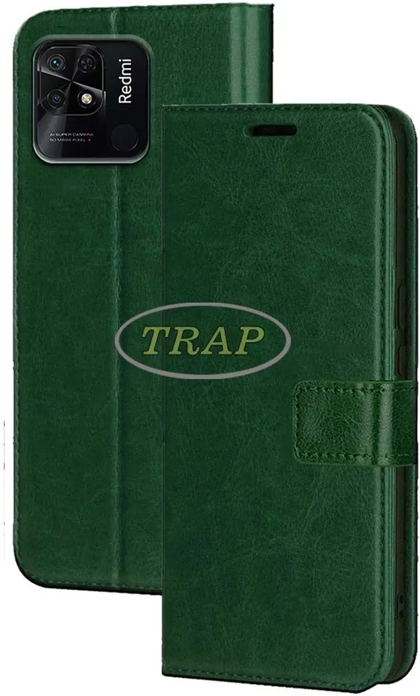Green_Artificial_Leather_Mi_10C_Back_Cover