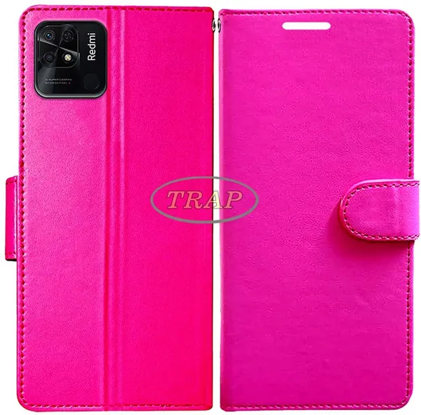 Pink_Artificial_Leather_Mi_10C_Back_Cover