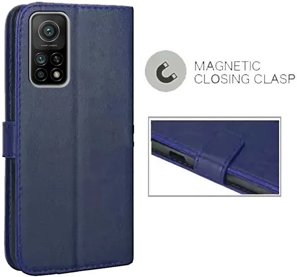 Blue_Artificial_Leather_Xiaomi_Mi_10T_Flip_Cover