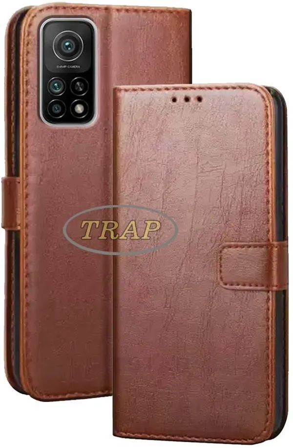 Brown_Artificial_Leather_Xiaomi_Mi_10T_Flip_Cover