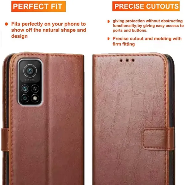 Brown_Artificial_Leather_Xiaomi_Mi_10T_Flip_Cover