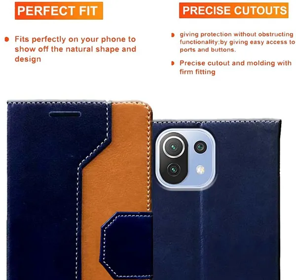 Multicolor_Artificial_Leather_Mi_M11_Lite_Back_Cover