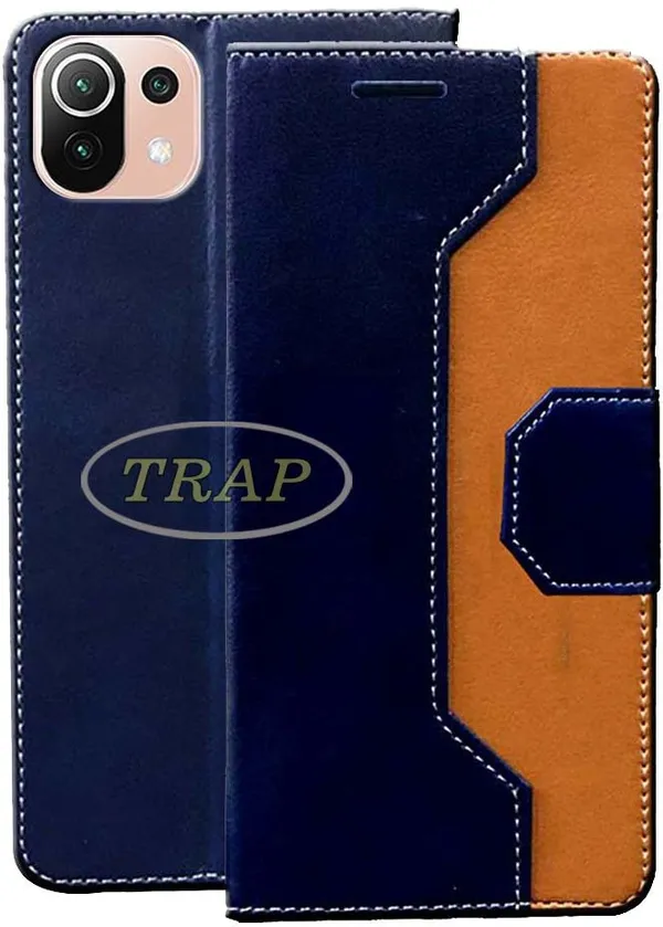 Multicolor_Artificial_Leather_Mi_11_Lite_Ne_5G_Back_Cover