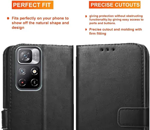 Black_Artificial_Leather_Mi_Note_11T_Back_Cover