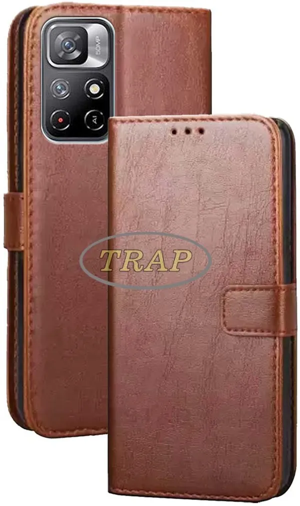 Brown_Artificial_Leather_Mi_Note_11T_Back_Cover